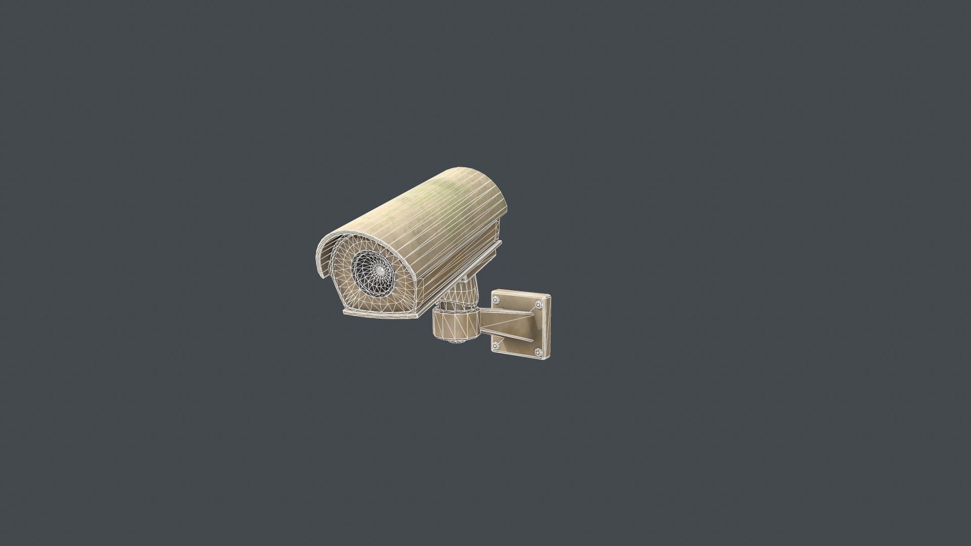 CCTV Camera Low-poly 3D model_21