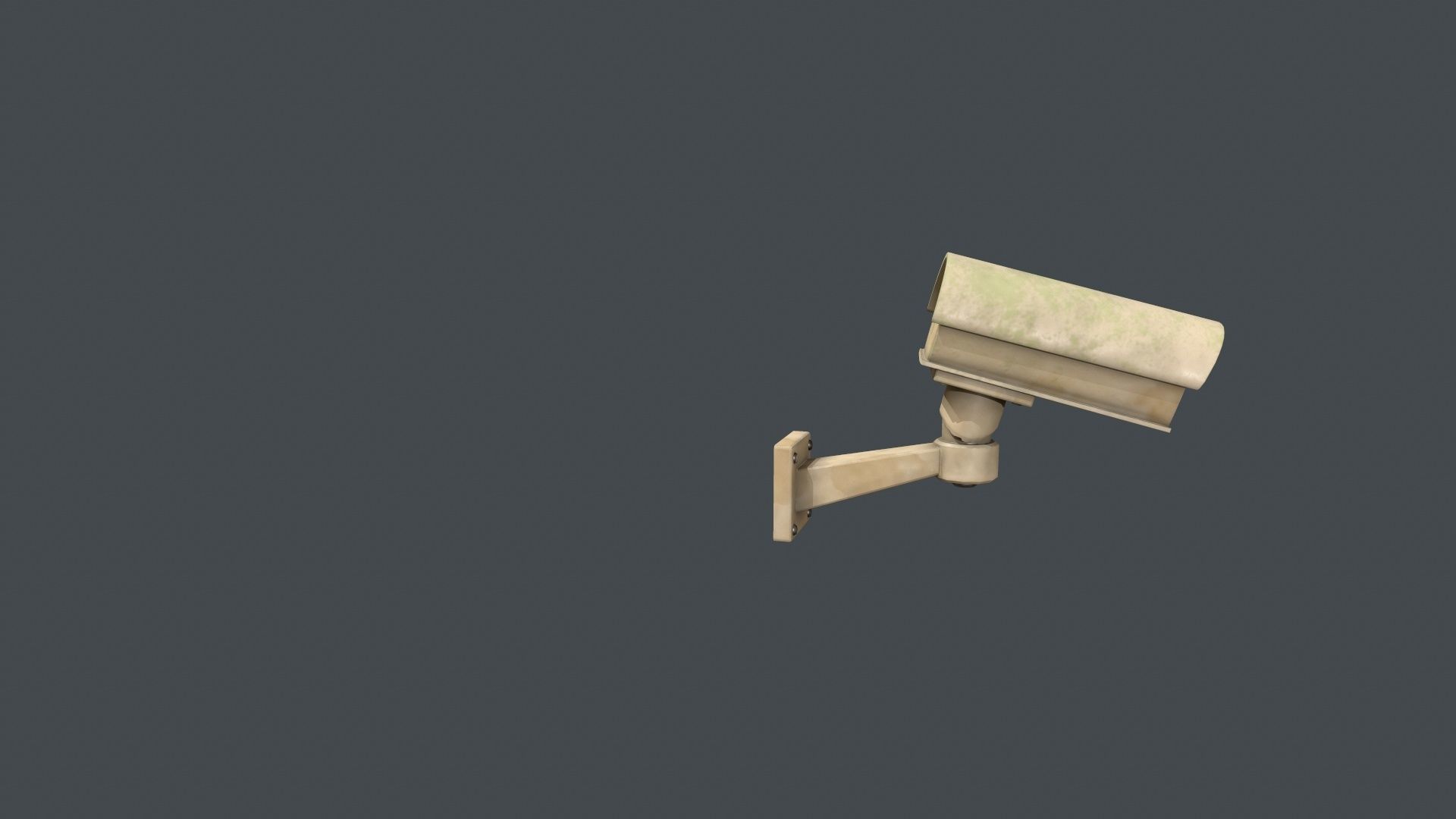 CCTV Camera Low-poly 3D model_8