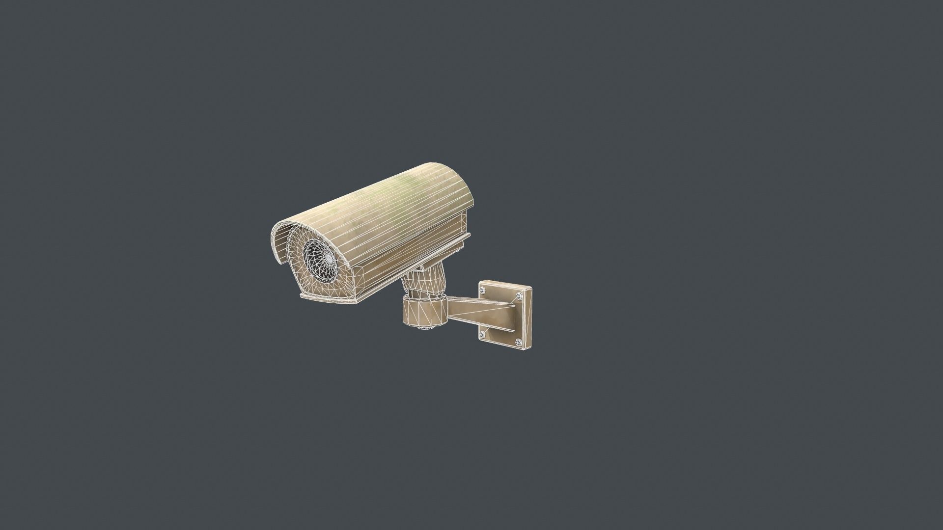 CCTV Camera Low-poly 3D model_13