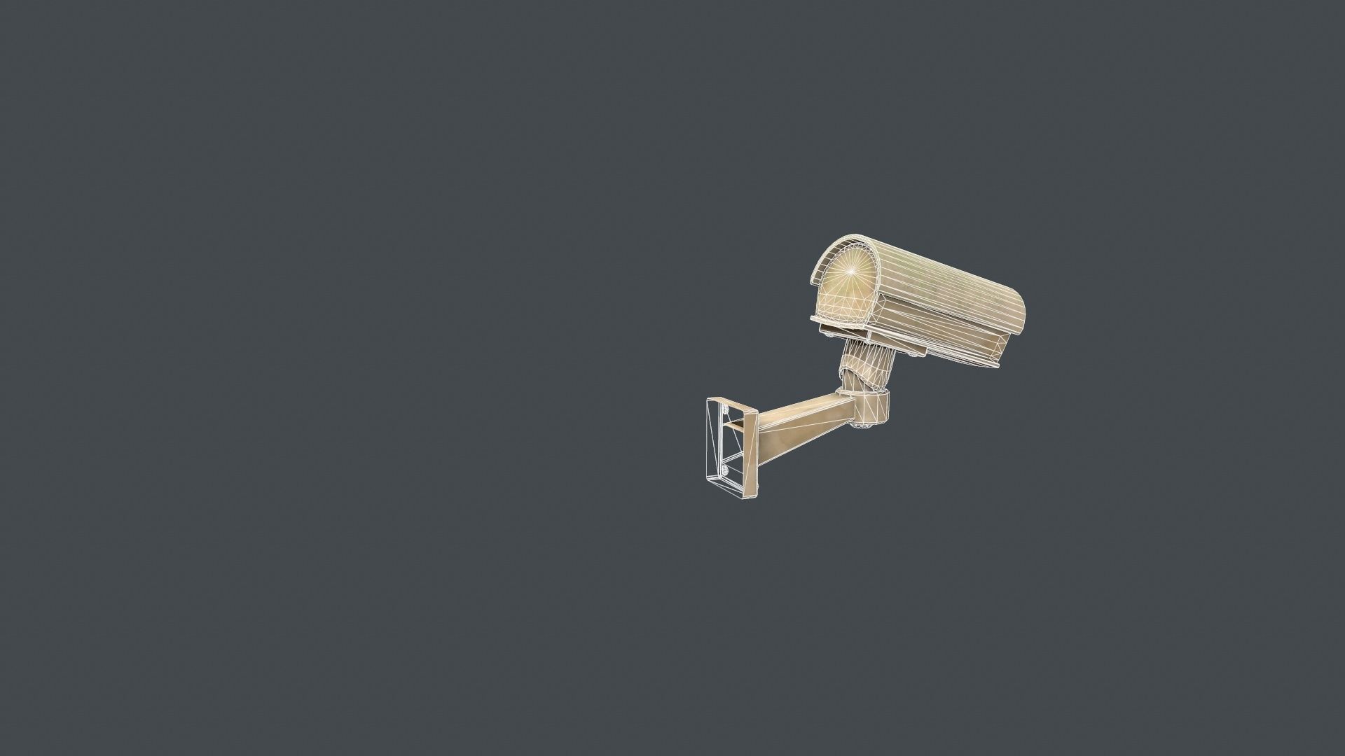 CCTV Camera Low-poly 3D model_18
