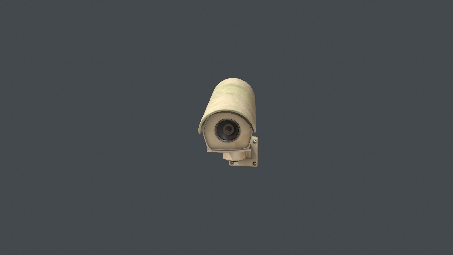 CCTV Camera Low-poly 3D model_11