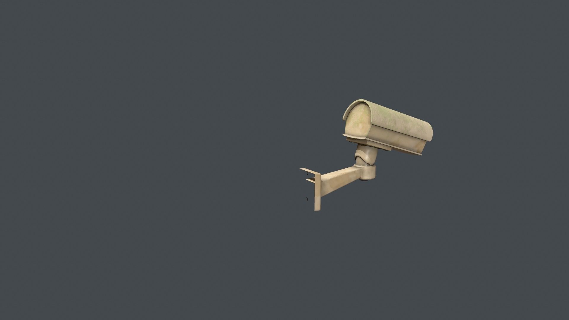 CCTV Camera Low-poly 3D model_7