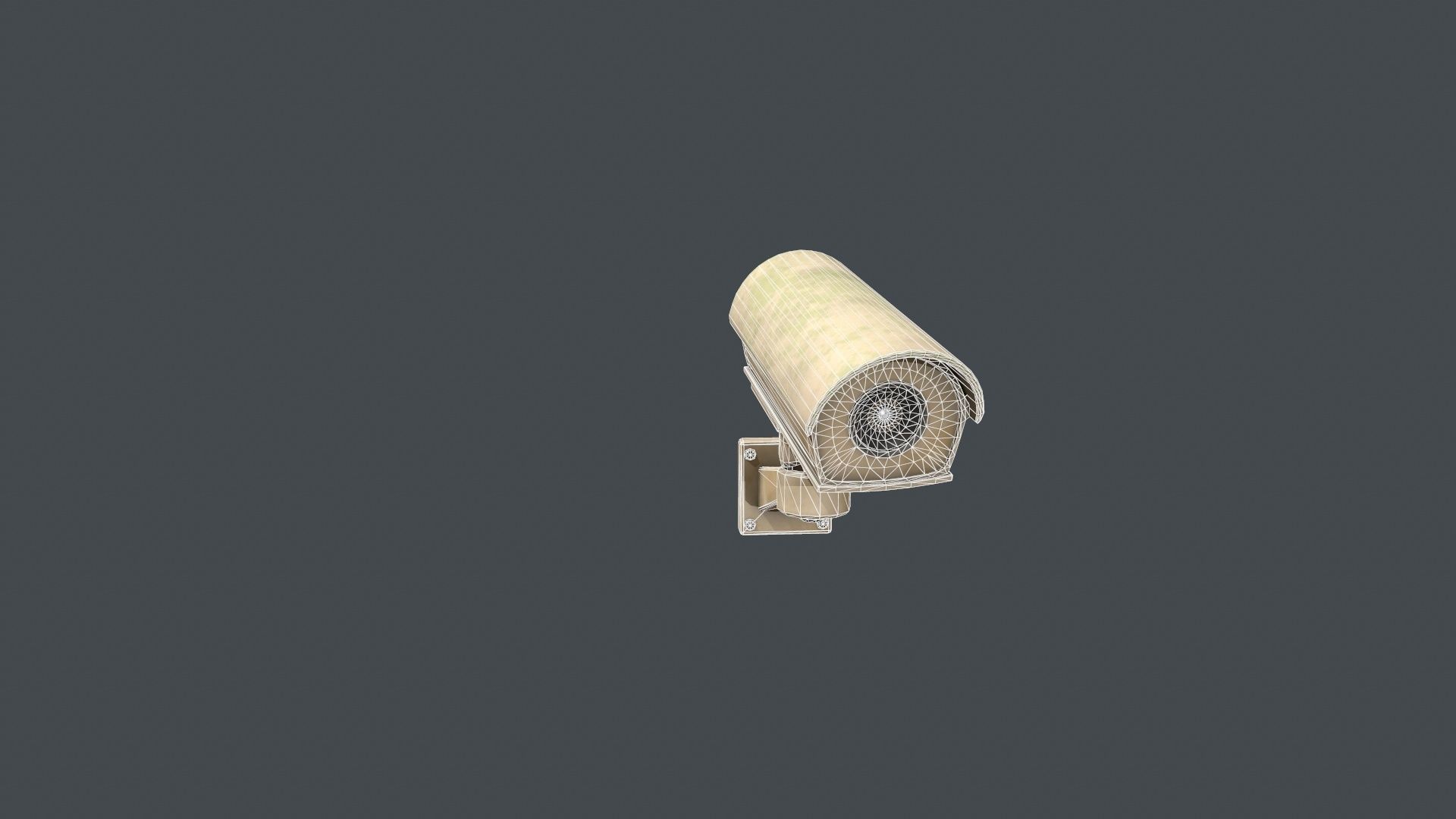 CCTV Camera Low-poly 3D model_20