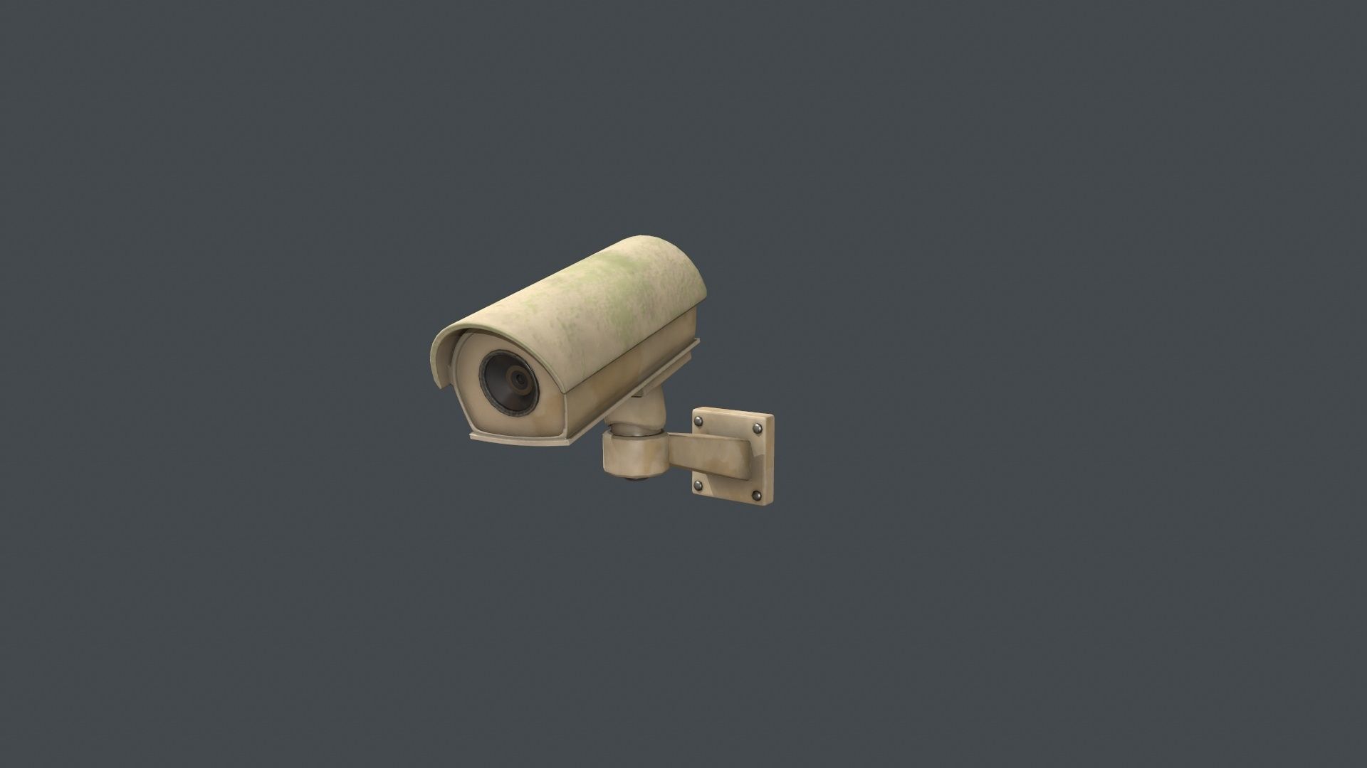 CCTV Camera Low-poly 3D model_12