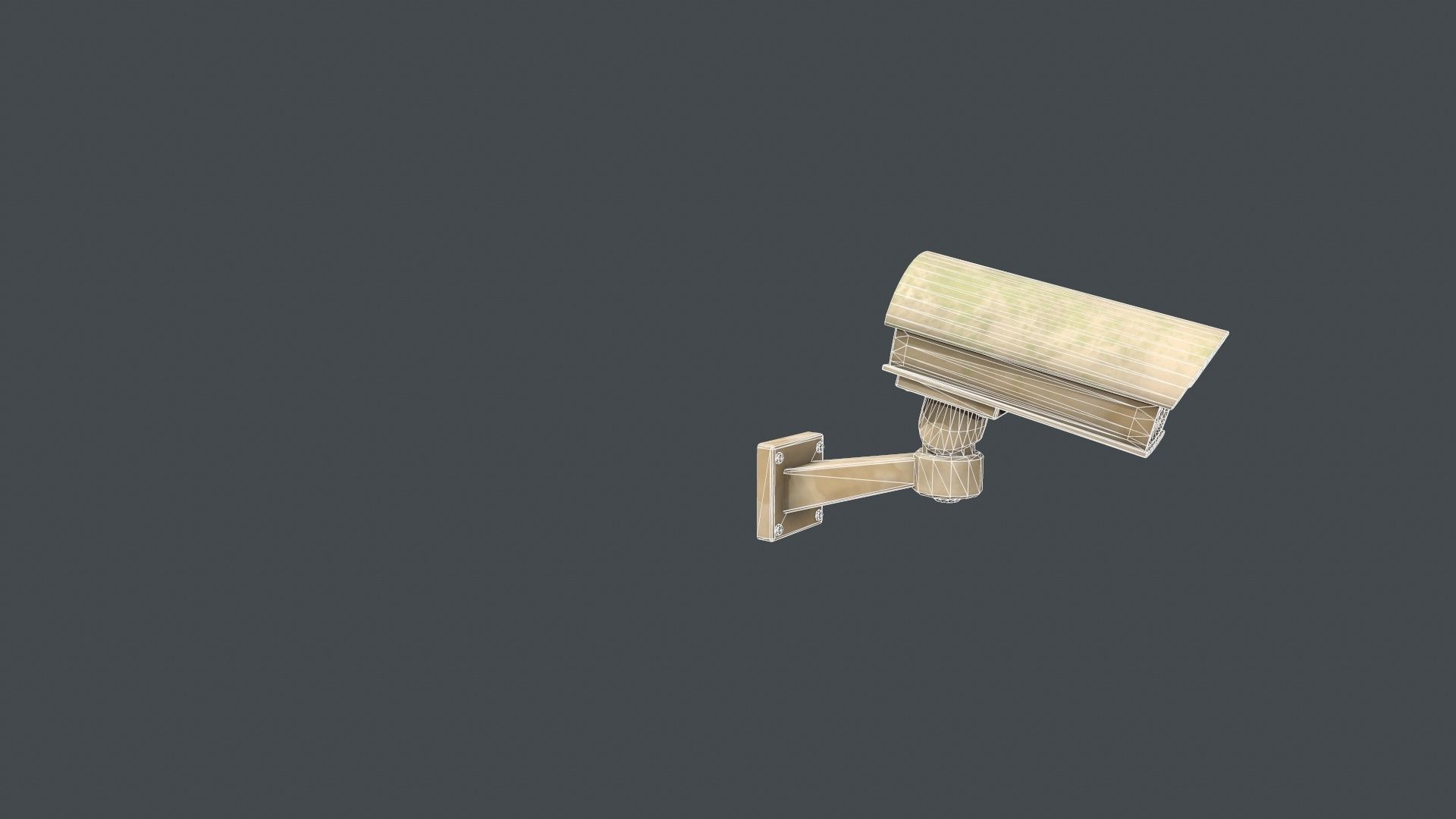 CCTV Camera Low-poly 3D model_19