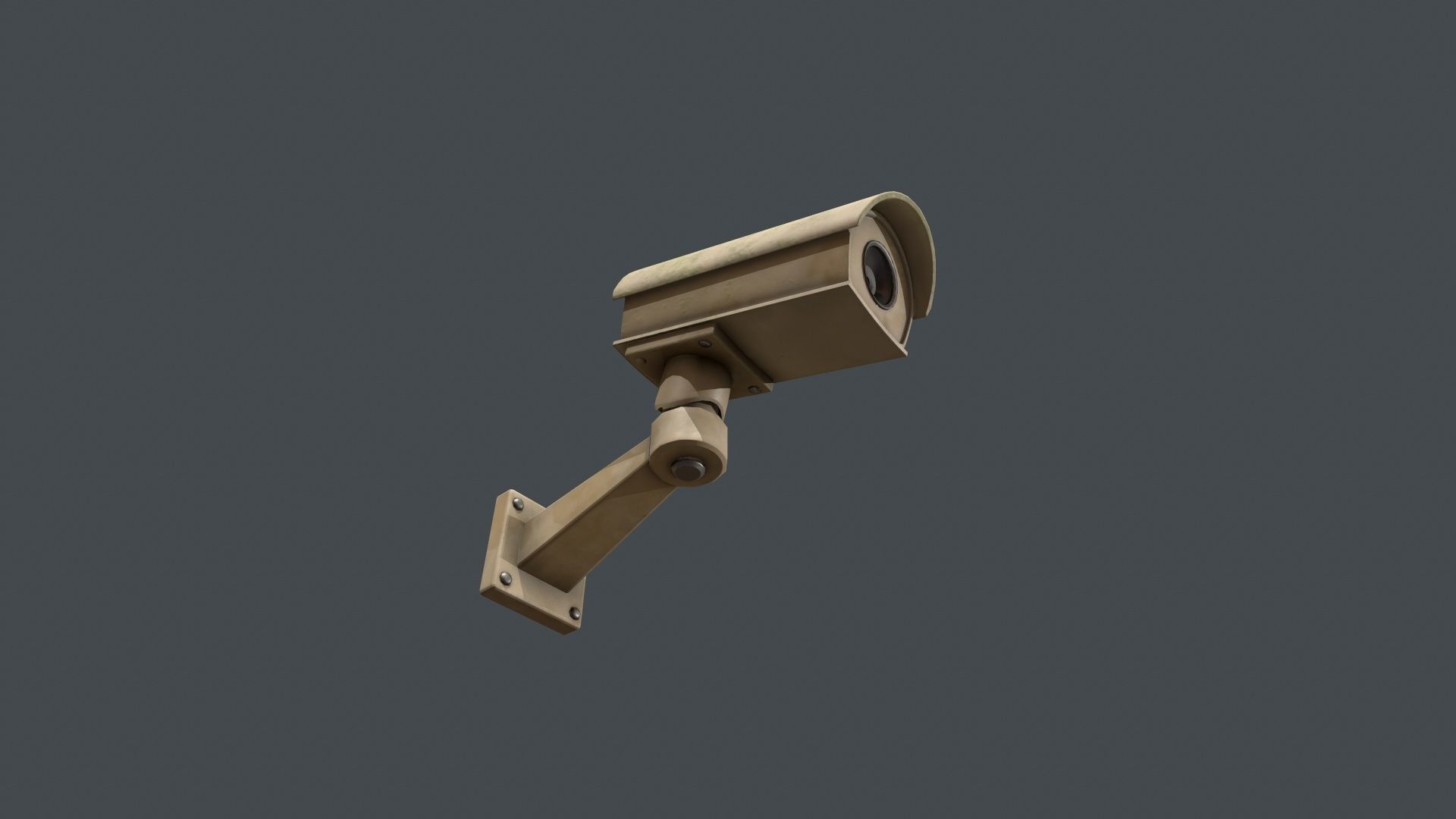 CCTV Camera Low-poly 3D model_24