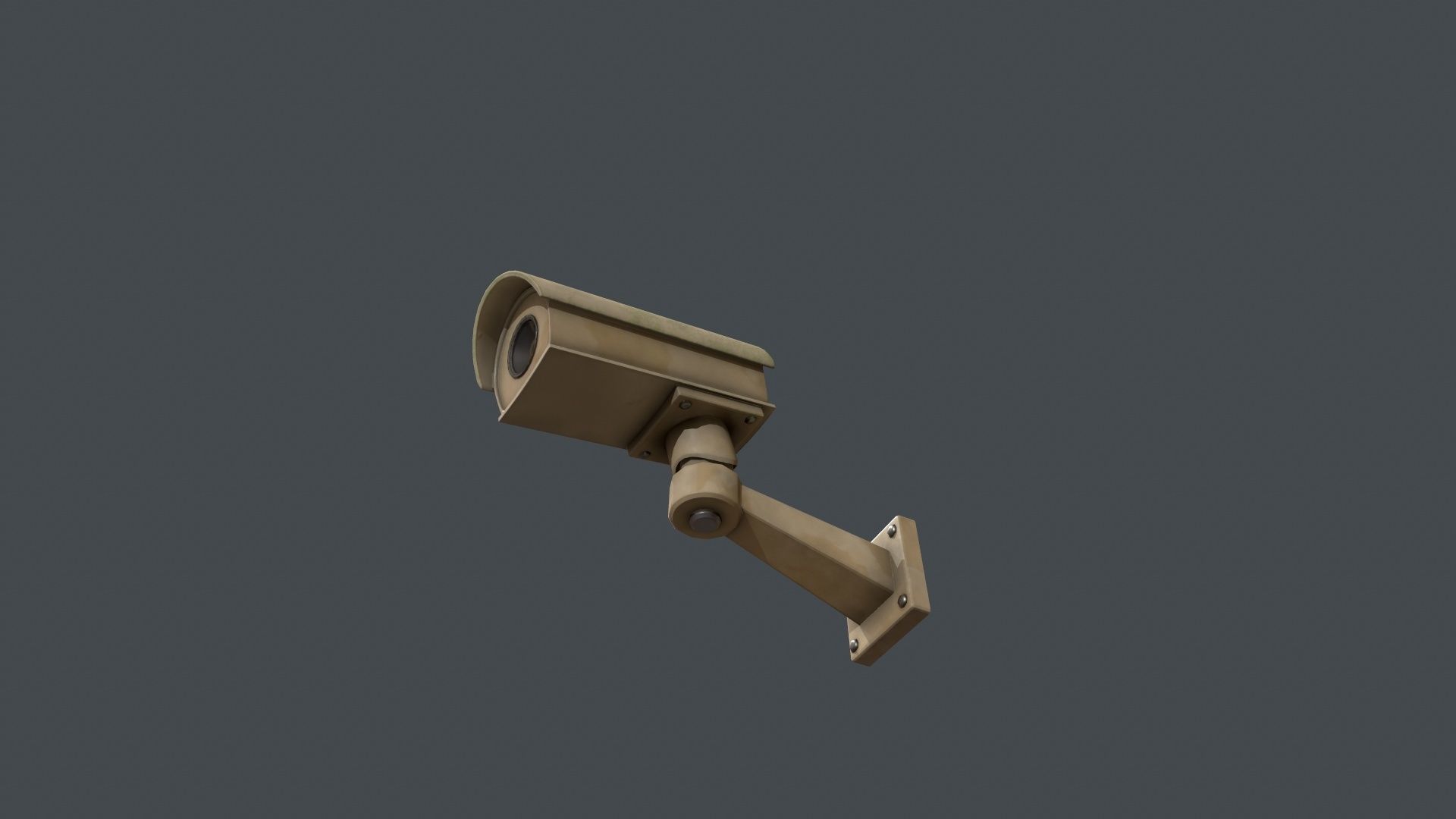 CCTV Camera Low-poly 3D model_23