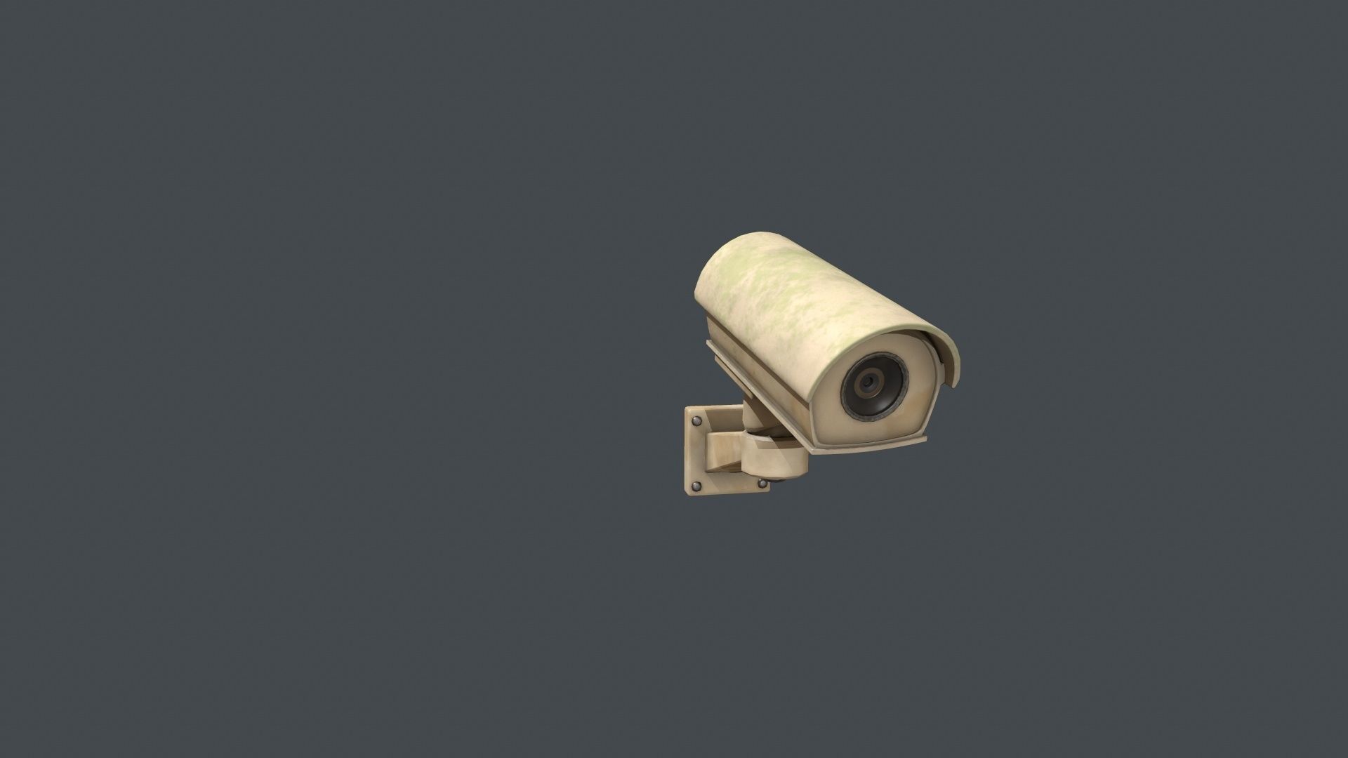 CCTV Camera Low-poly 3D model_10
