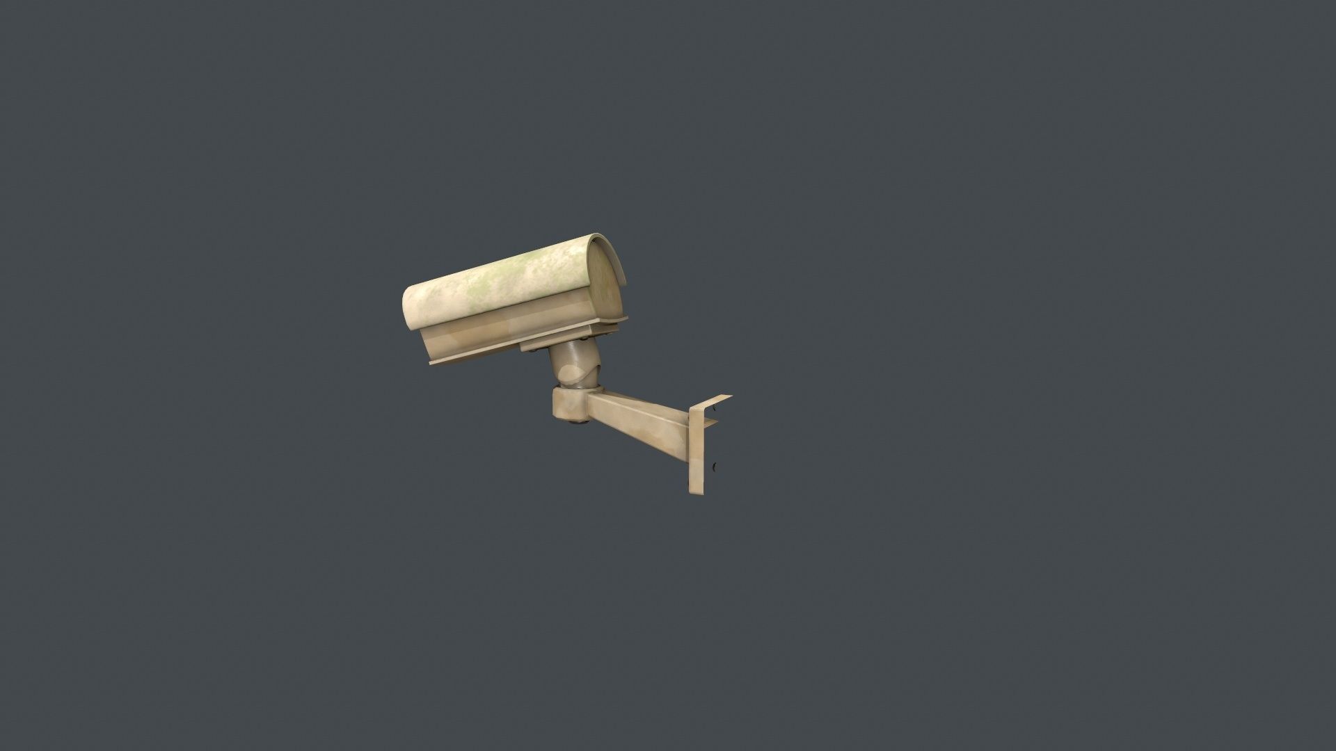 CCTV Camera Low-poly 3D model_4