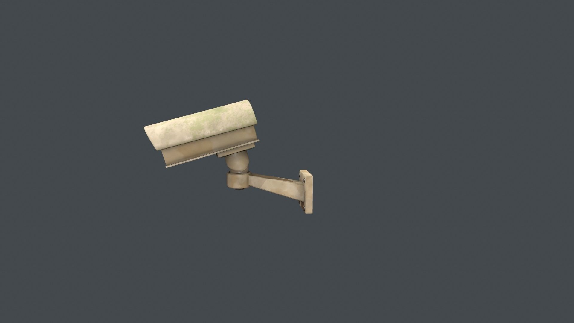 CCTV Camera Low-poly 3D model_3