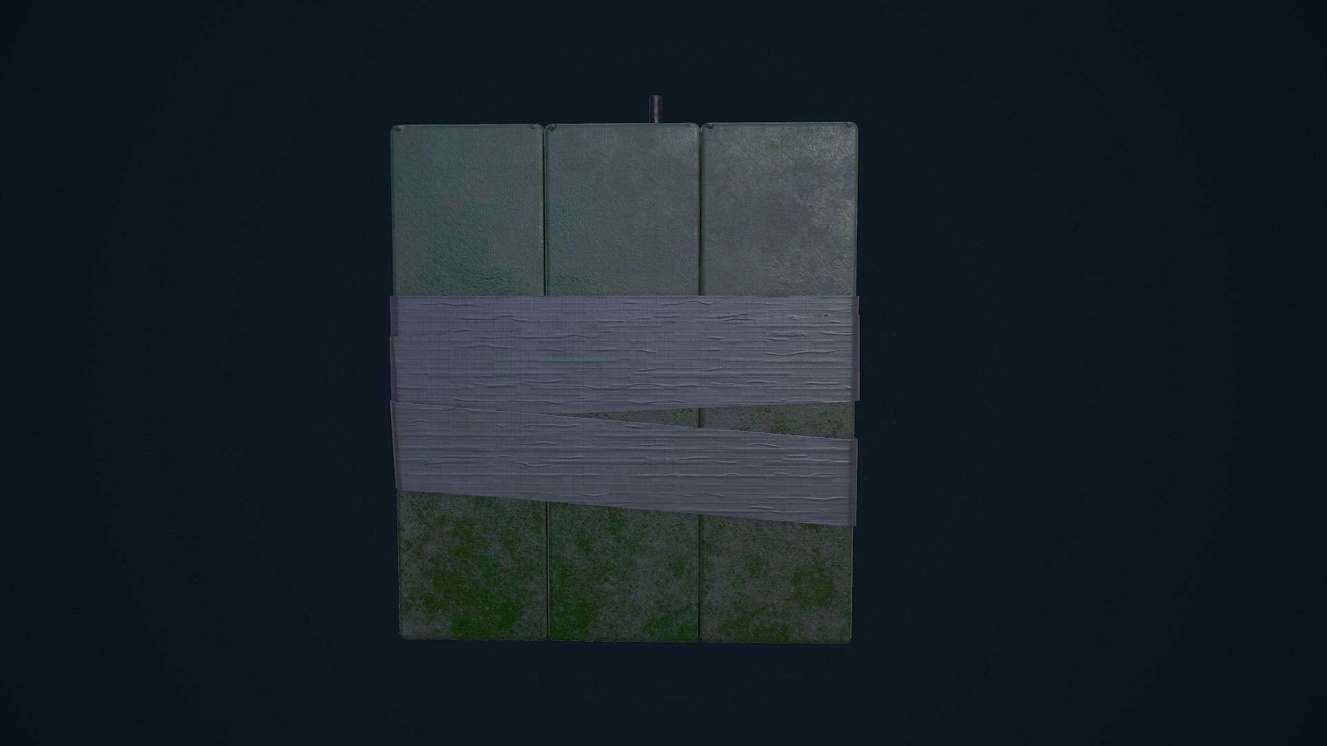 C4 Explosive Low-poly 3D model_7