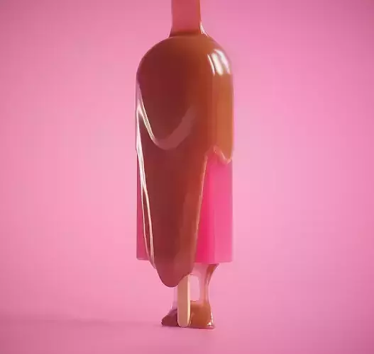 Ice Cream Animated 3D model