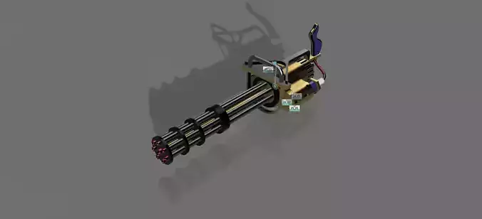Minigun gun