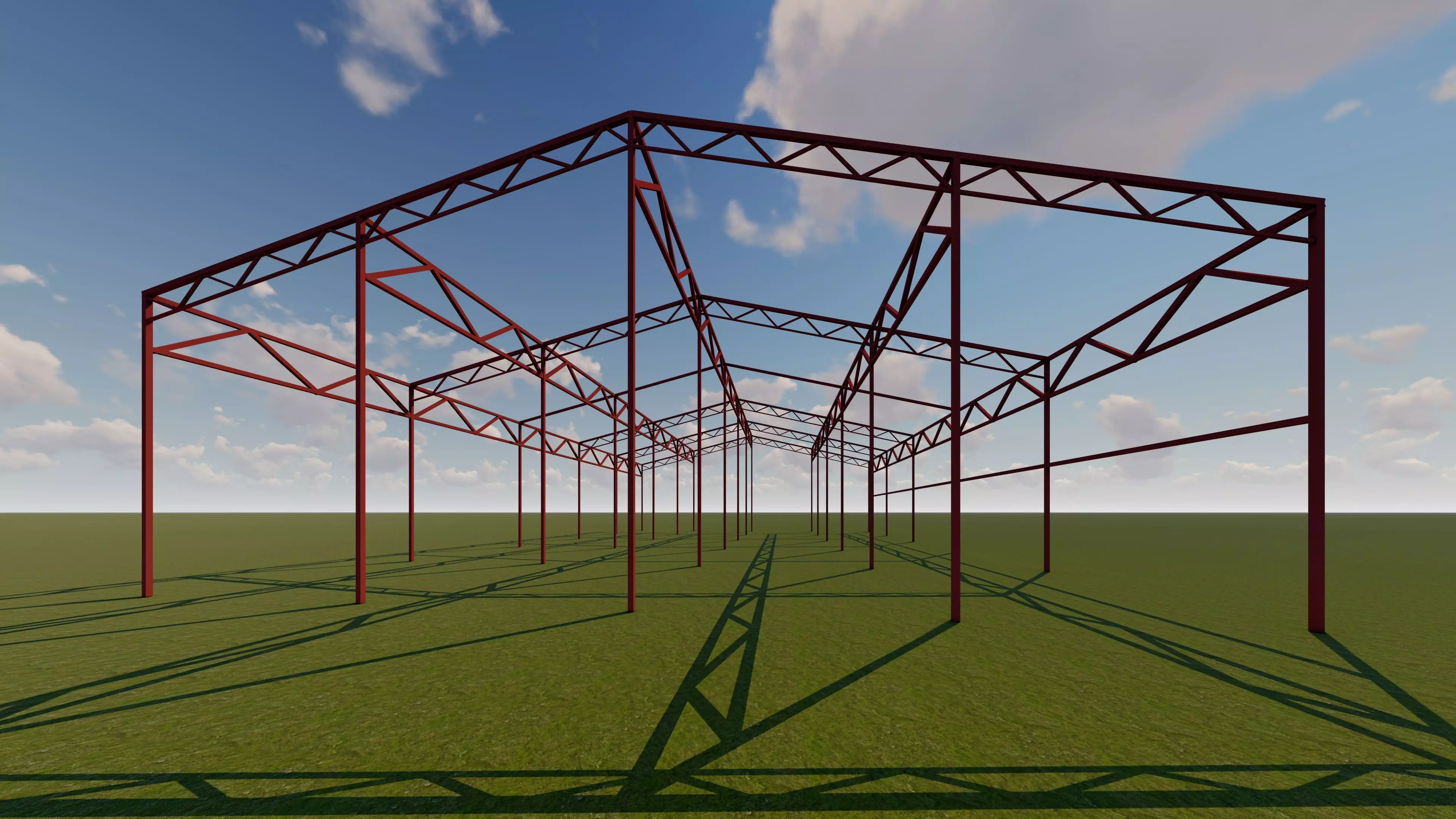 Metal Frame Free low-poly 3D model