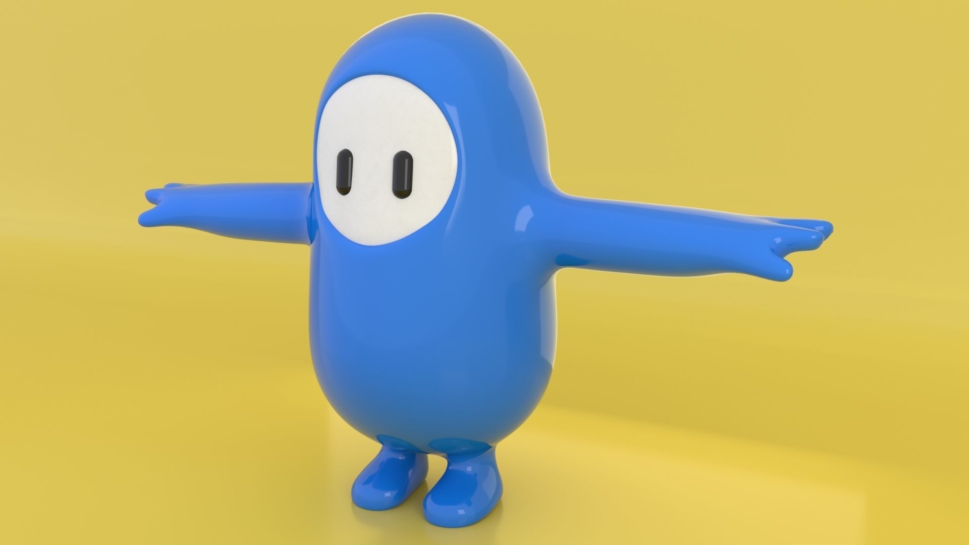 Fall Guys Base Low-poly 3D model_1