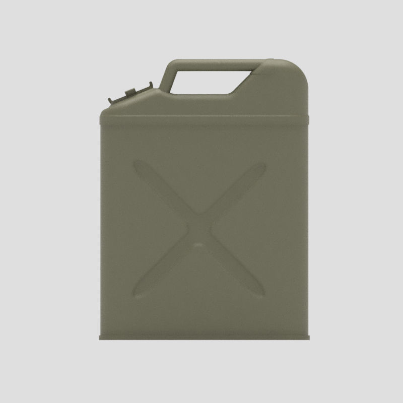 US Army WW2 Fuel Jerry Can 3D print model 3D print model_1