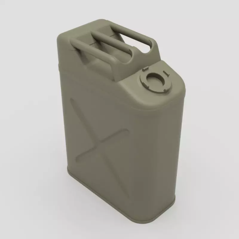 US Army WW2 Fuel Jerry Can 3D print model 3D print model_0