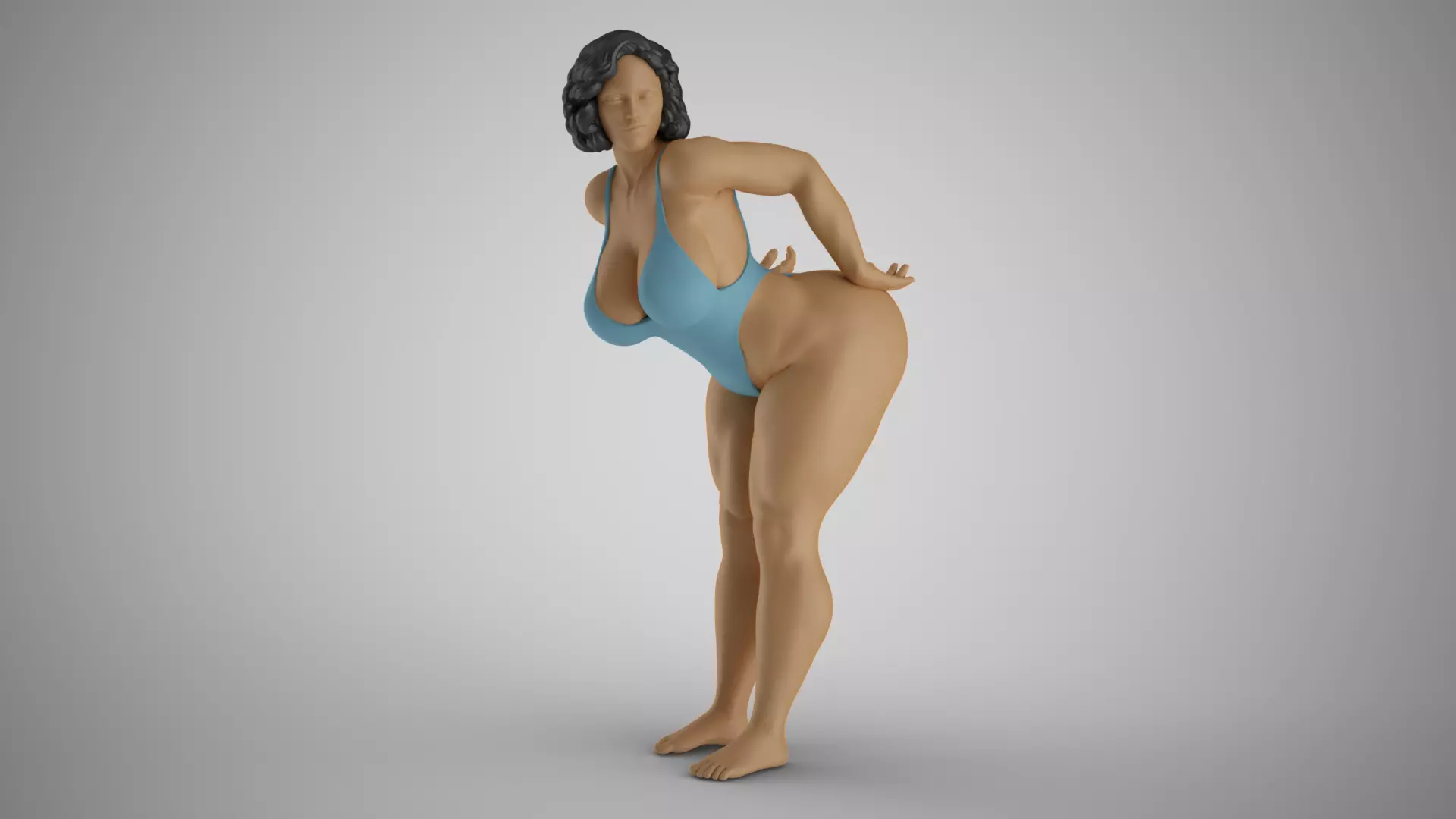 Playful Woman 3D print model_0
