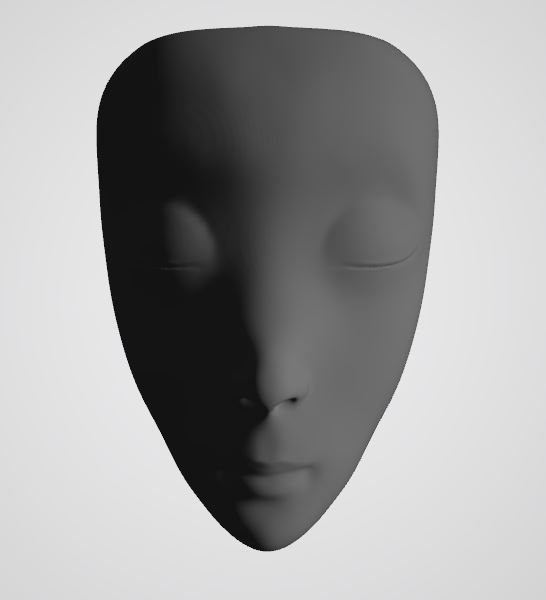 Face Woman Planter 3D print model_3