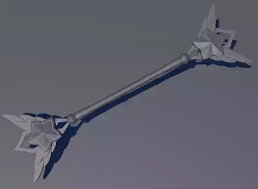 Lux Star Guardian Staff For 3D Printer