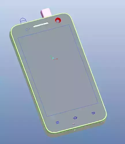 Xiaomi S5 mobile phone structure drawing 3D model