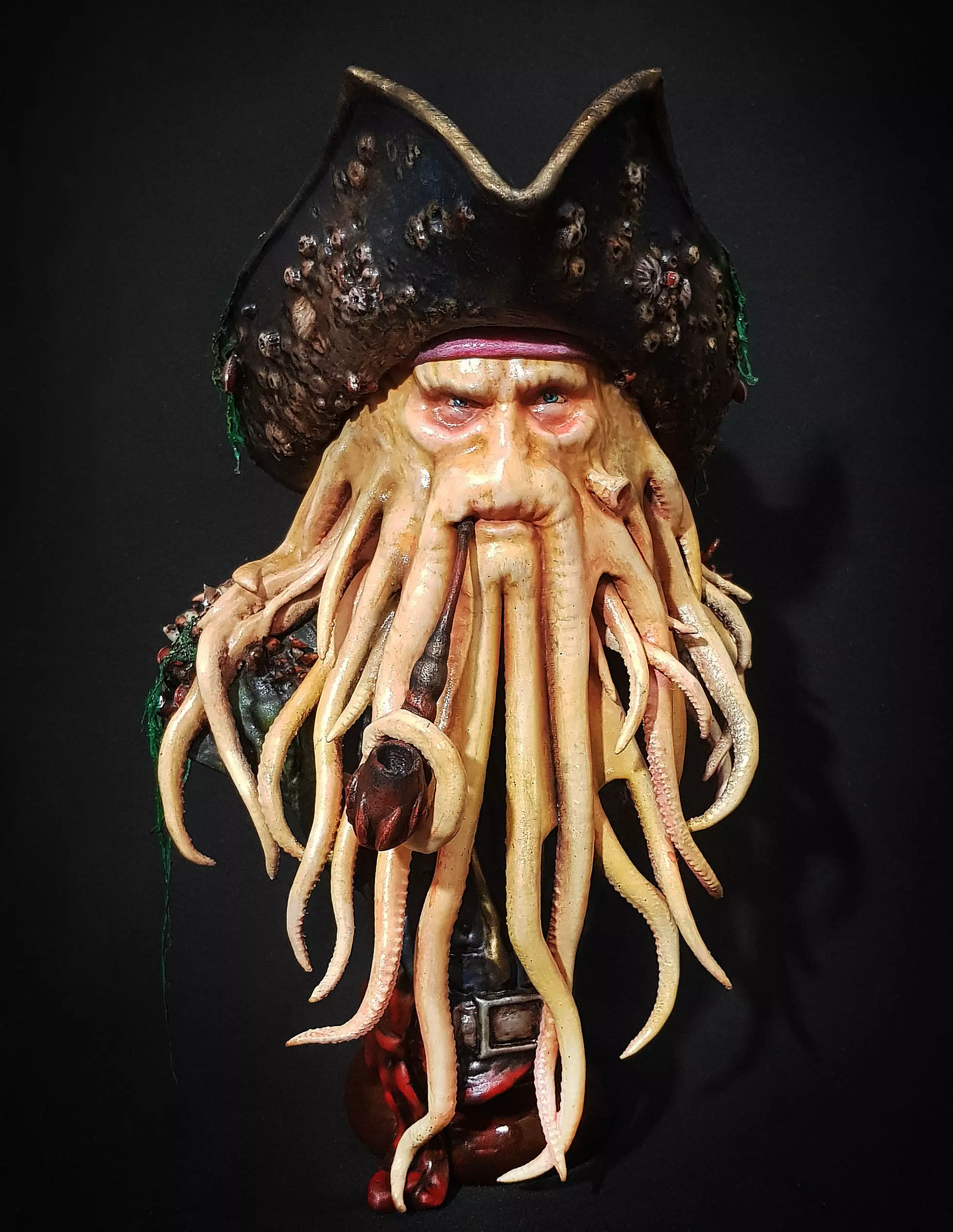 Davy Jones Bust - Pirates of the Caribean 3D print model