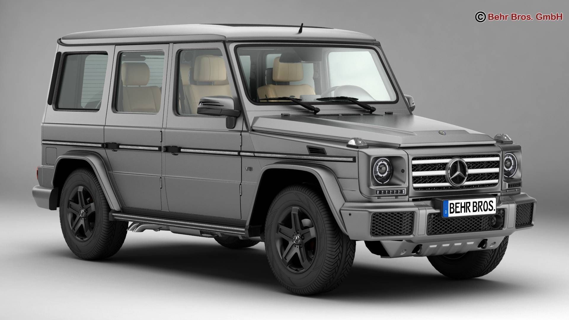 Mercedes G Class G500 2016 3D model_1