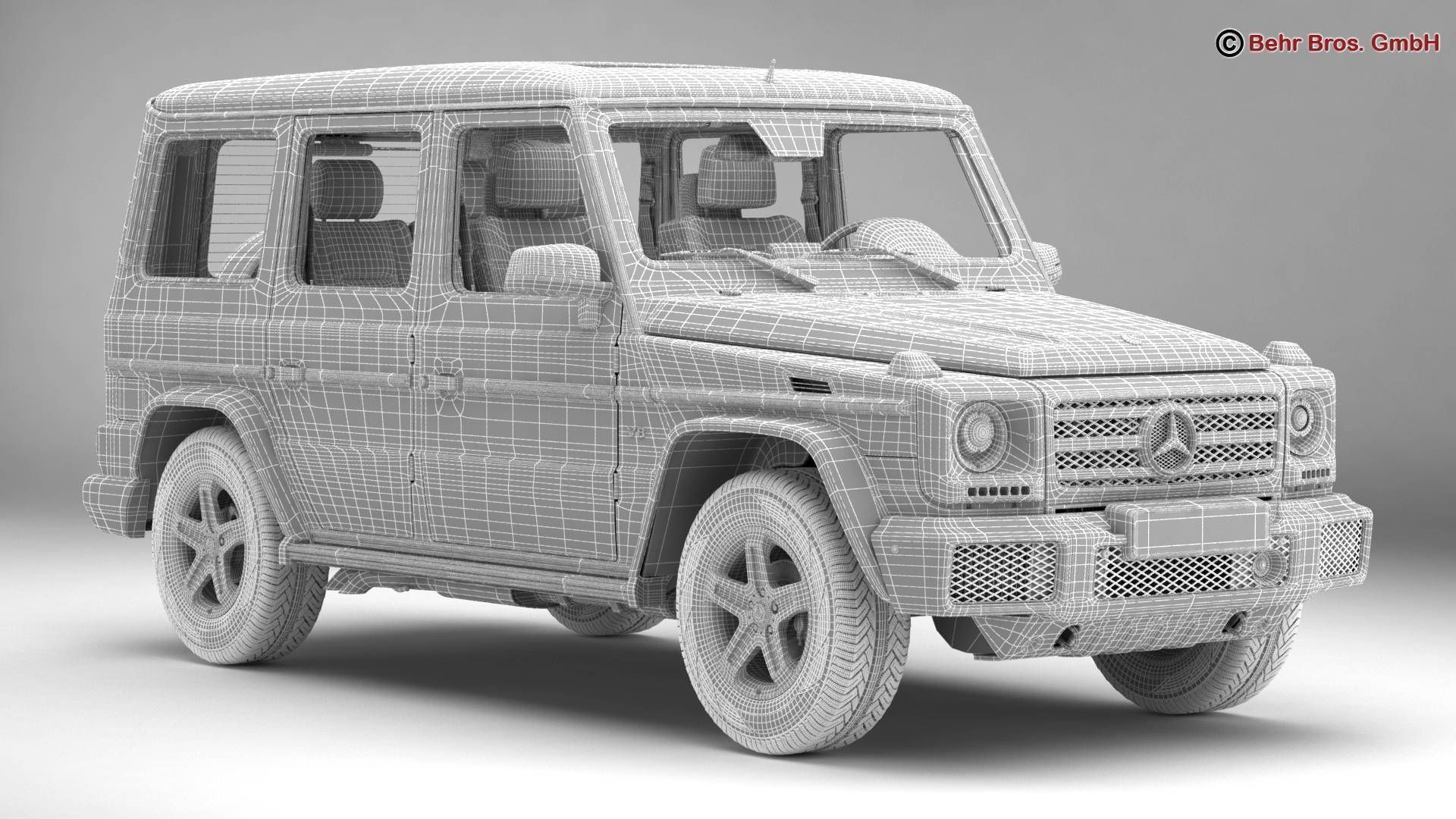 Mercedes G Class G500 2016 3D model_16