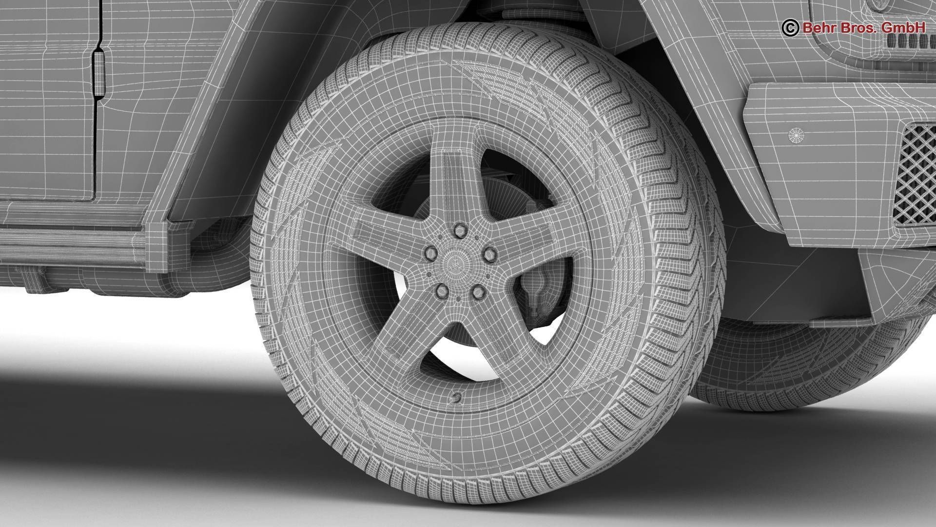 Mercedes G Class G500 2016 3D model_23