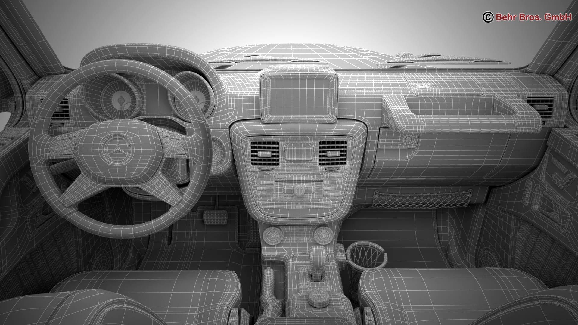 Mercedes G Class G500 2016 3D model_28