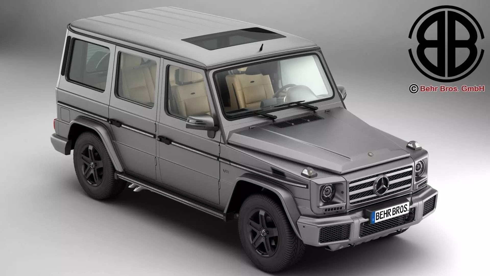 Mercedes G Class G500 2016 3D model_0