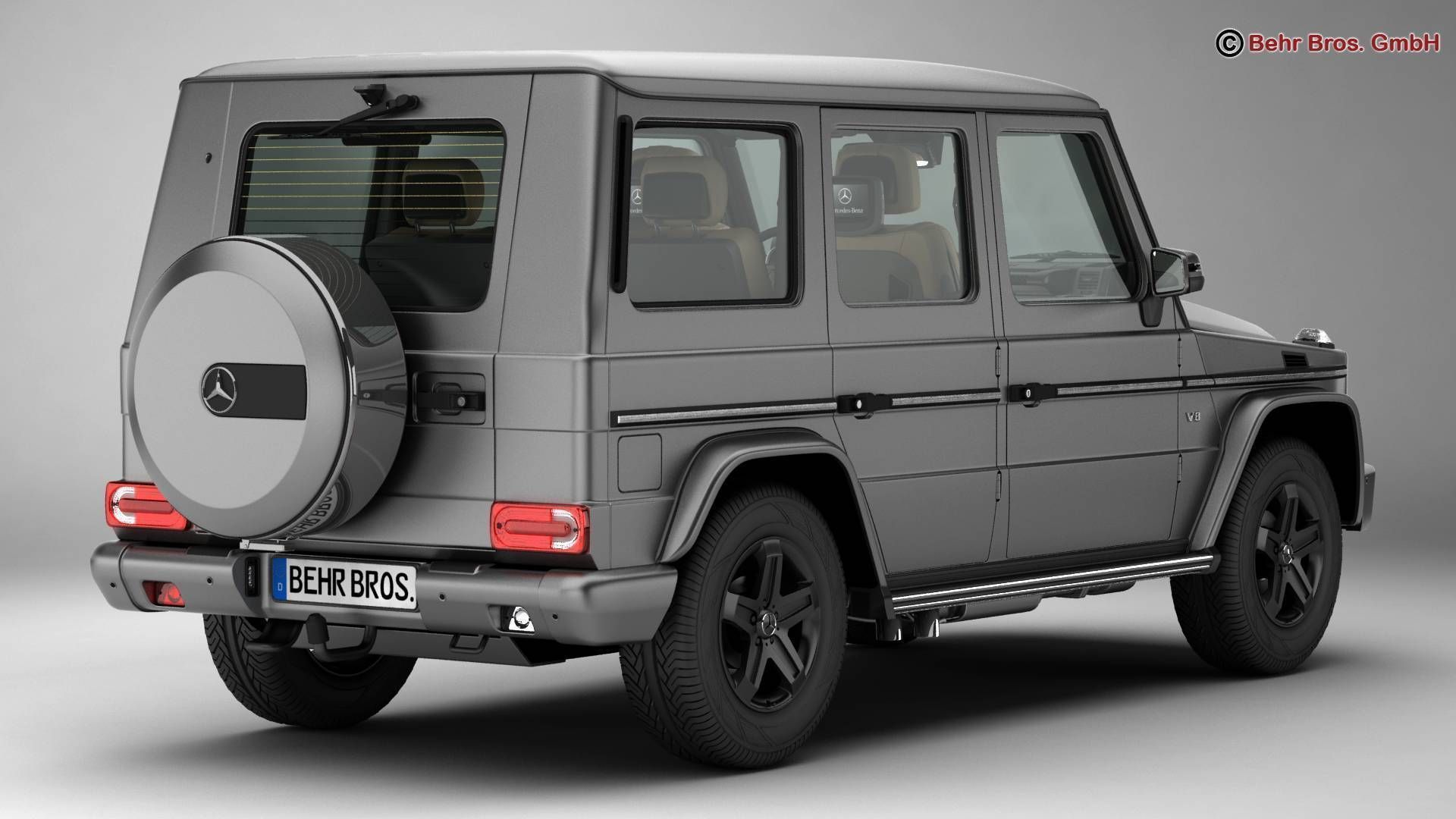 Mercedes G Class G500 2016 3D model_3