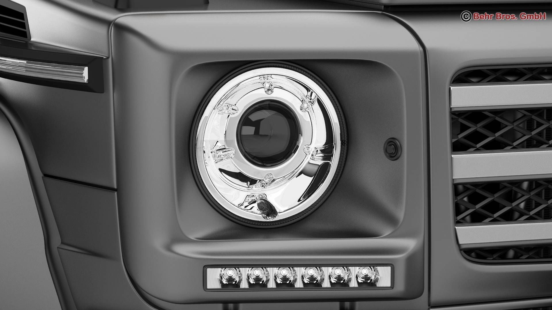 Mercedes G Class G500 2016 3D model_9