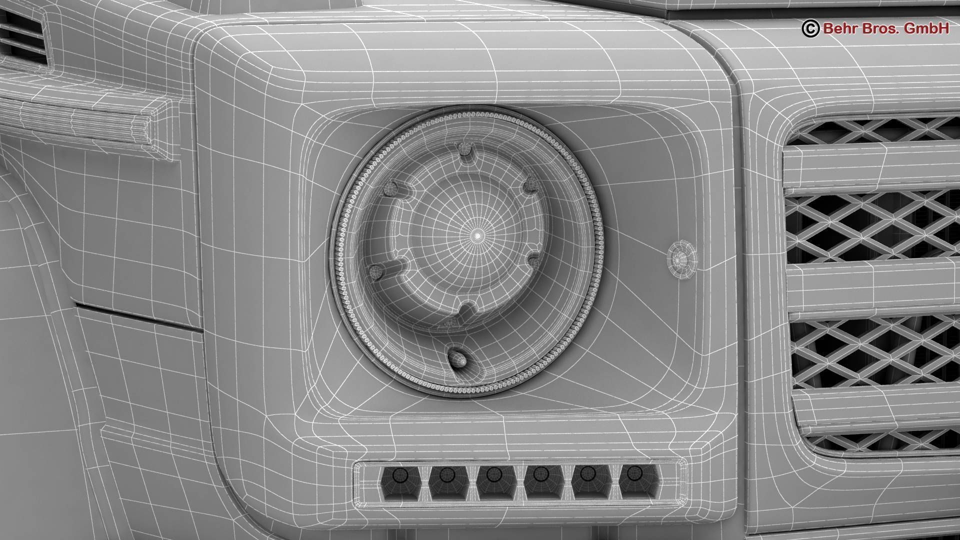 Mercedes G Class G500 2016 3D model_24