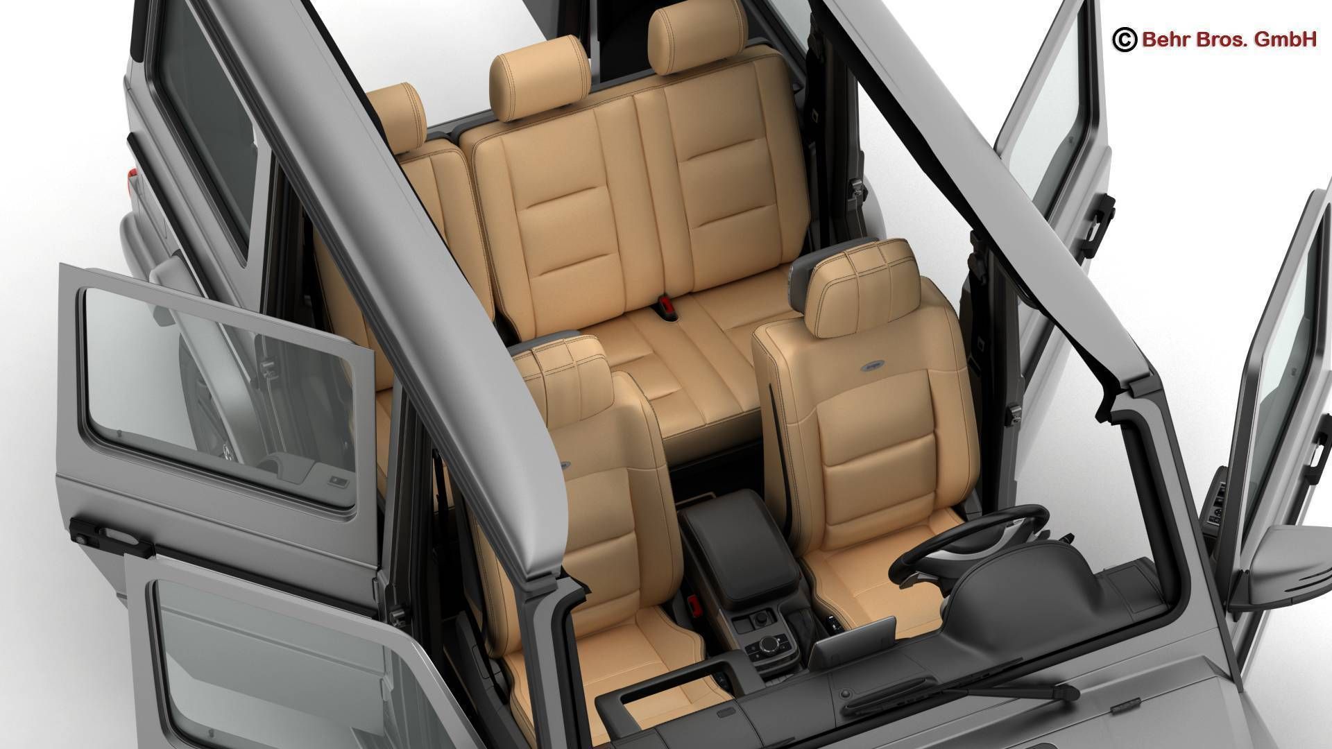 Mercedes G Class G500 2016 3D model_11