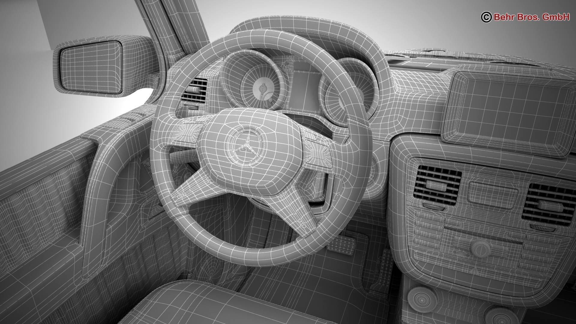 Mercedes G Class G500 2016 3D model_29