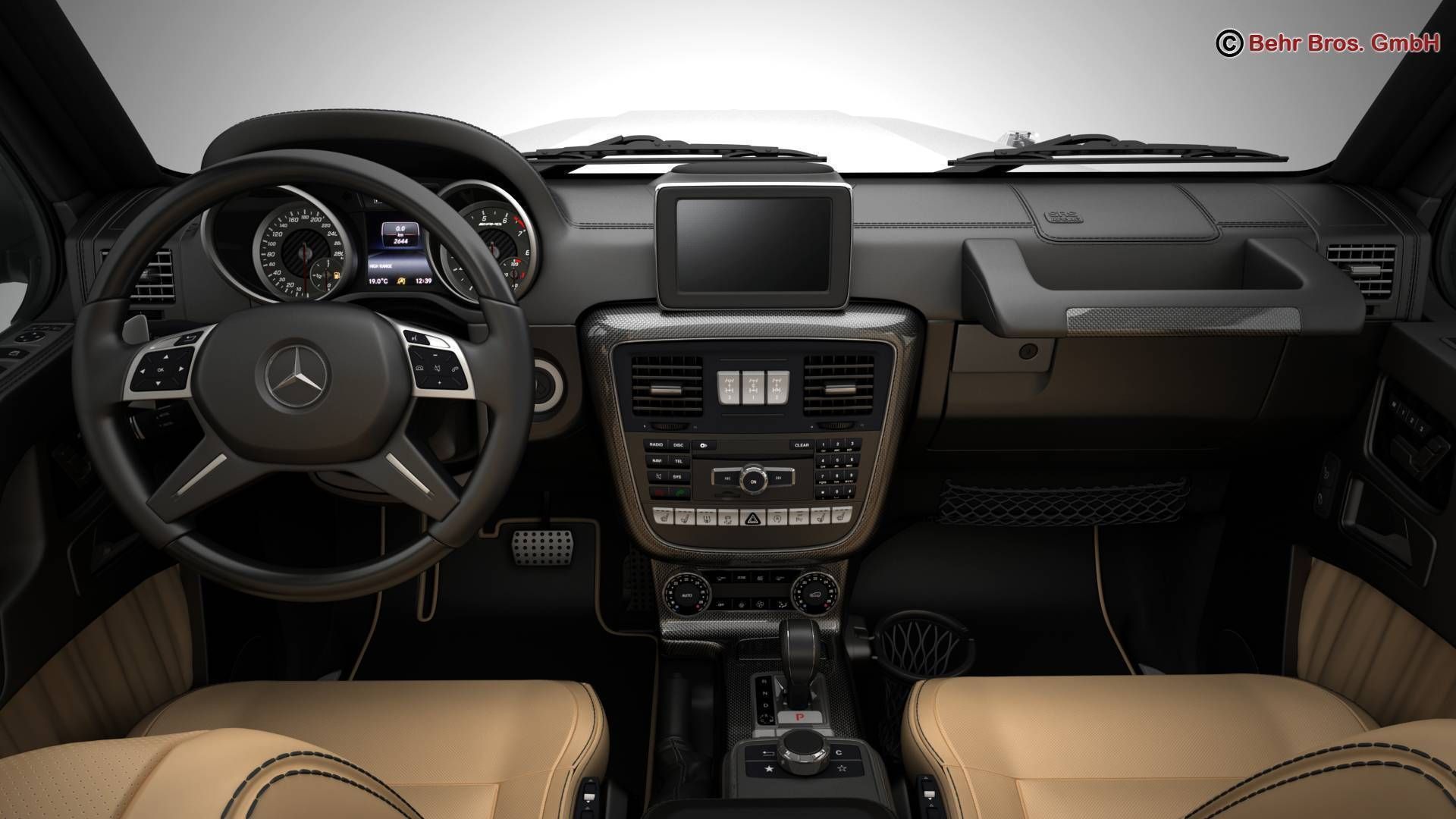 Mercedes G Class G500 2016 3D model_13