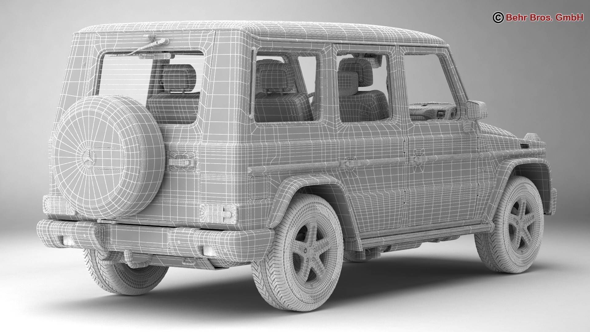 Mercedes G Class G500 2016 3D model_18