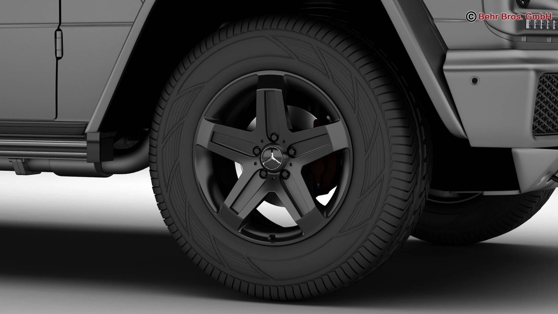 Mercedes G Class G500 2016 3D model_8