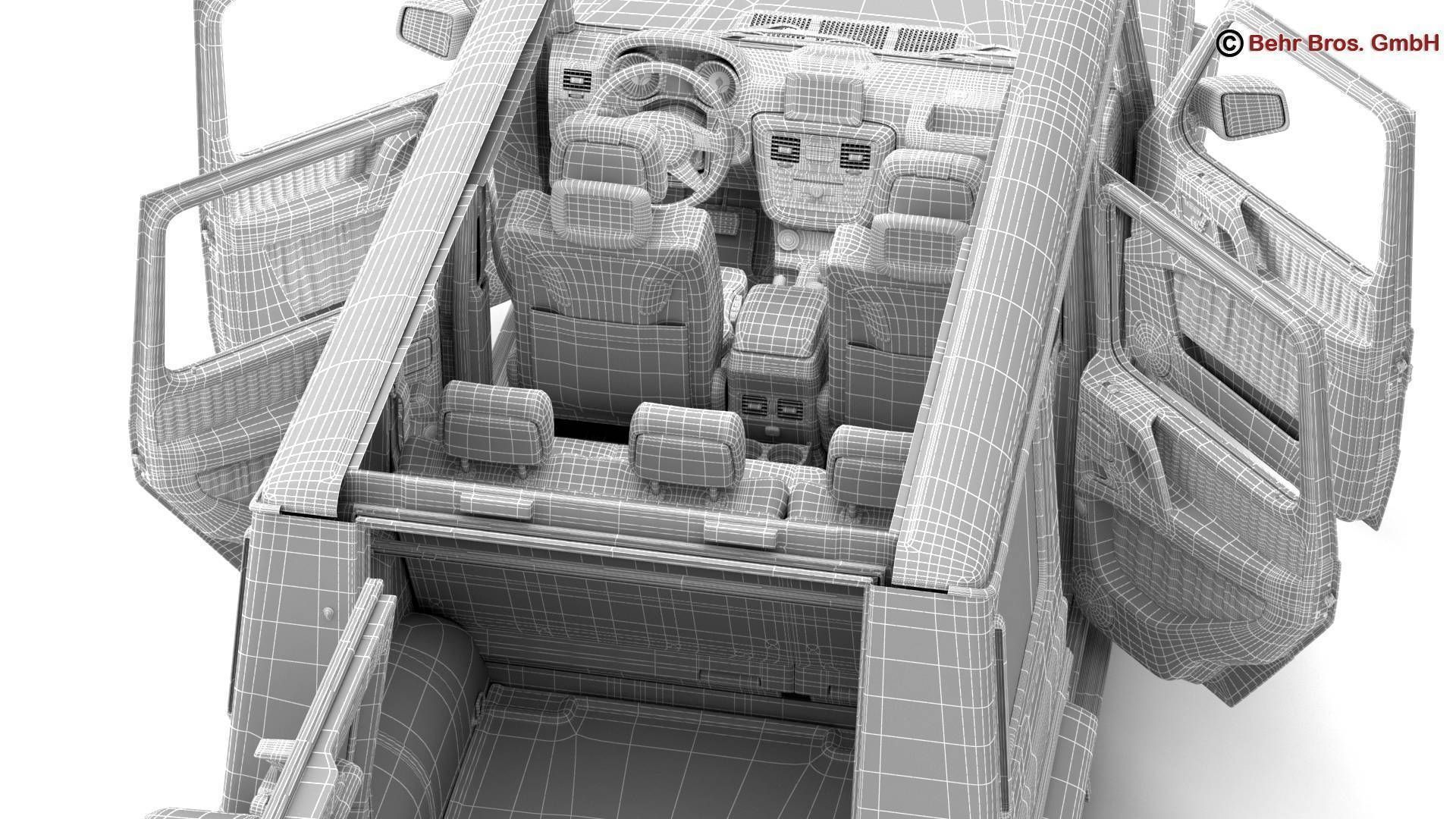 Mercedes G Class G500 2016 3D model_27