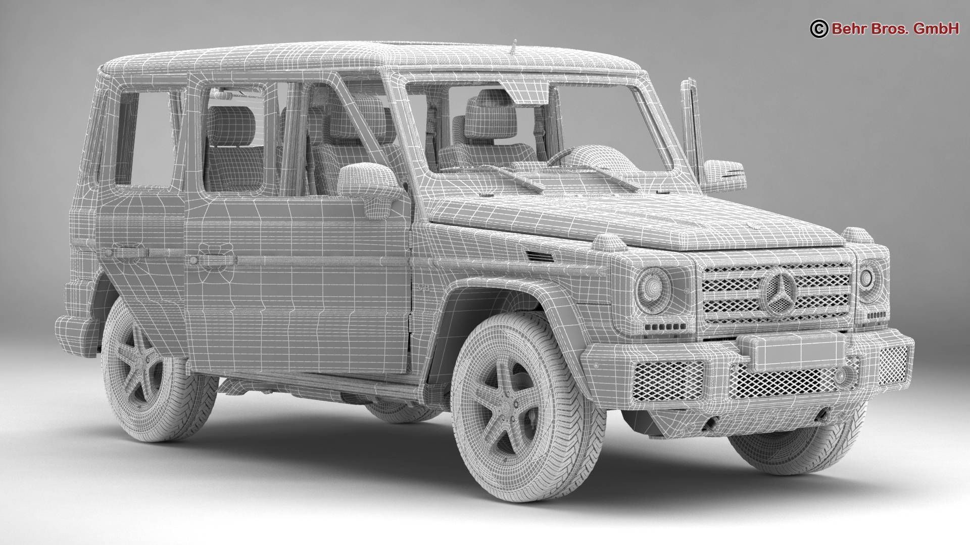 Mercedes G Class G500 2016 3D model_17