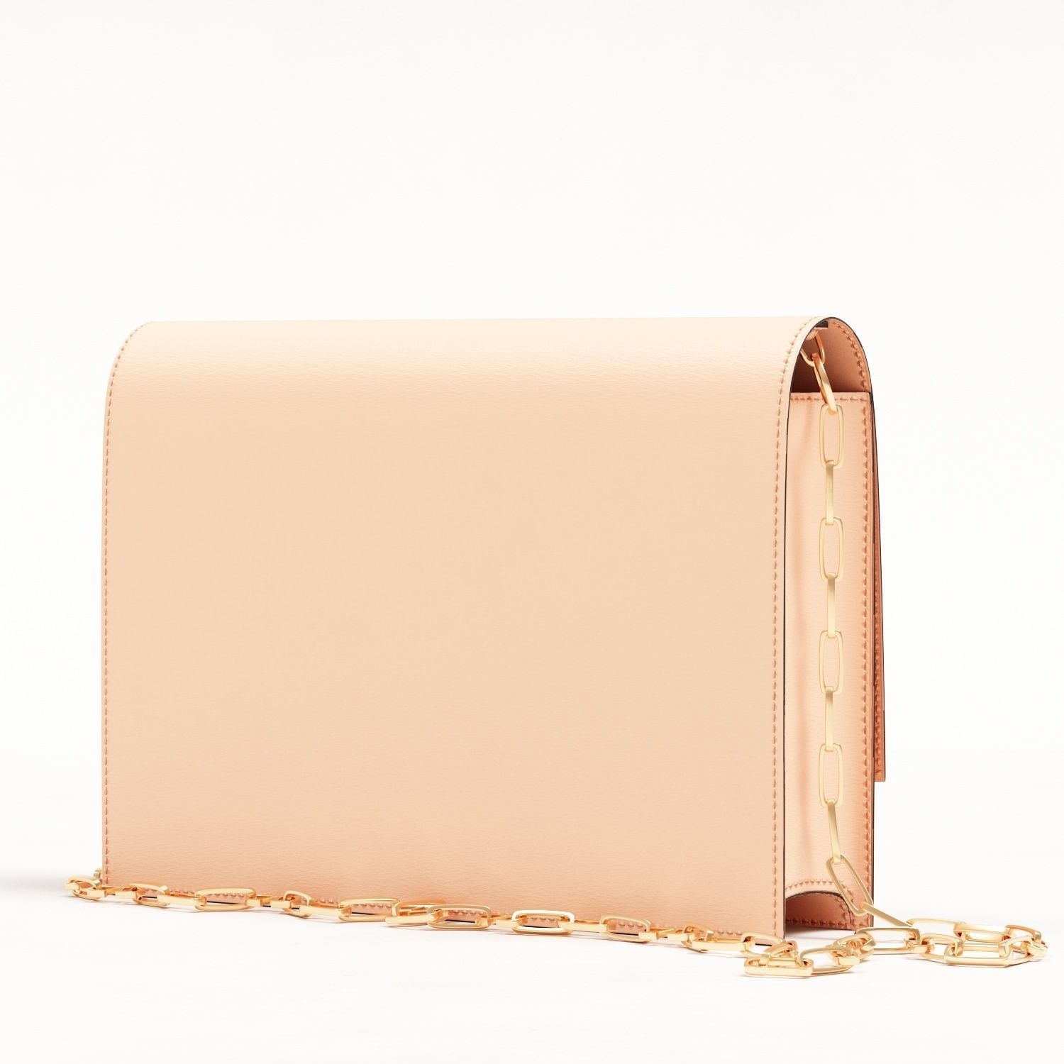 Valentino Small Vcase Smooth Calfskin Bag Low-poly 3D model_7