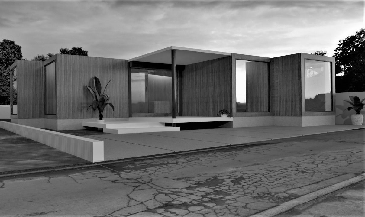 Container office 3D model_5