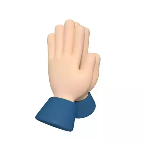 Cartoon Hand - Pray Icon