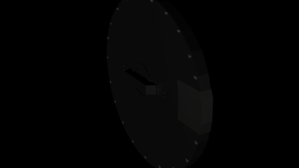 Hiccup Shield Low-poly 3D model_13