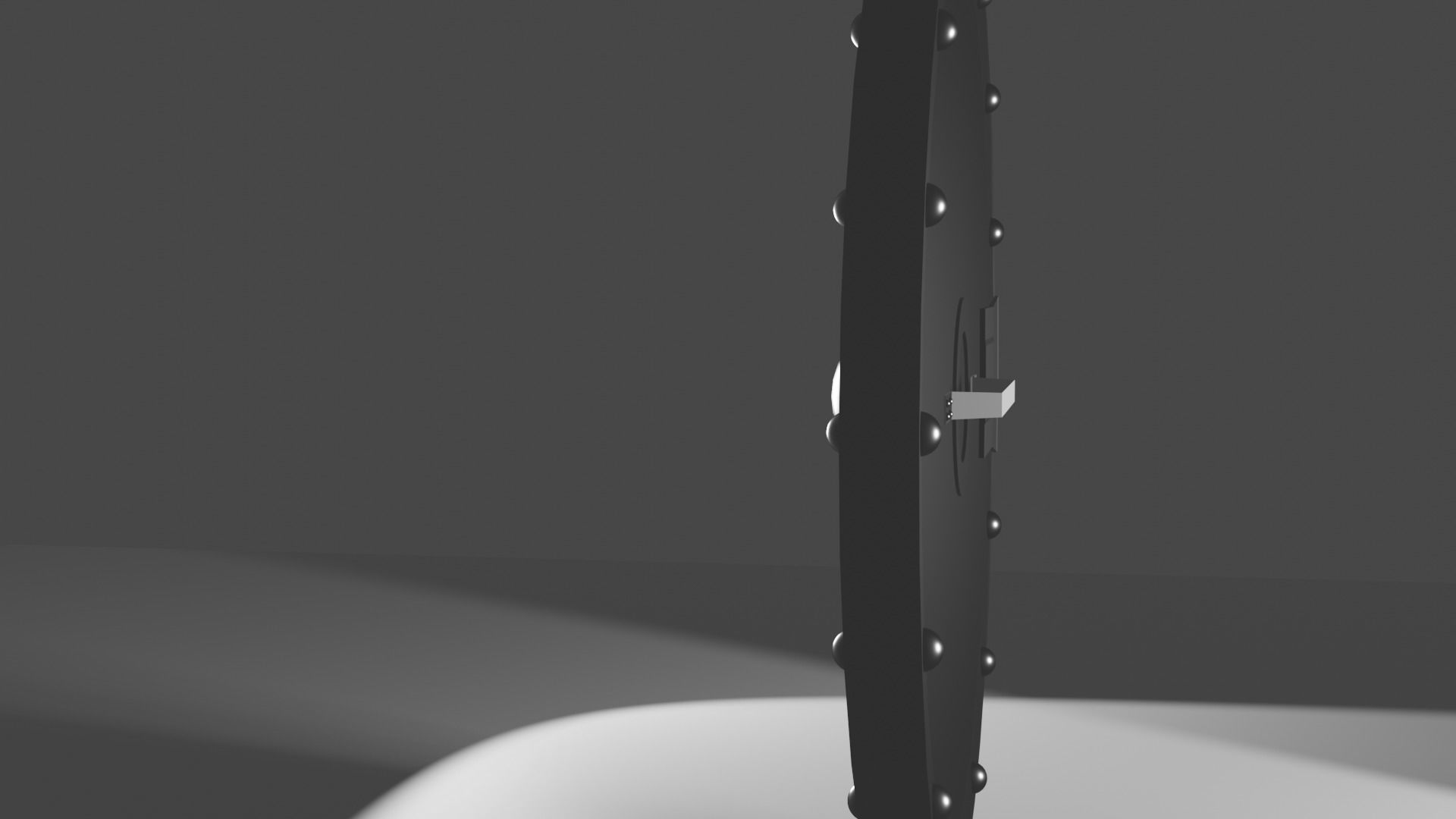 Hiccup Shield Low-poly 3D model_5