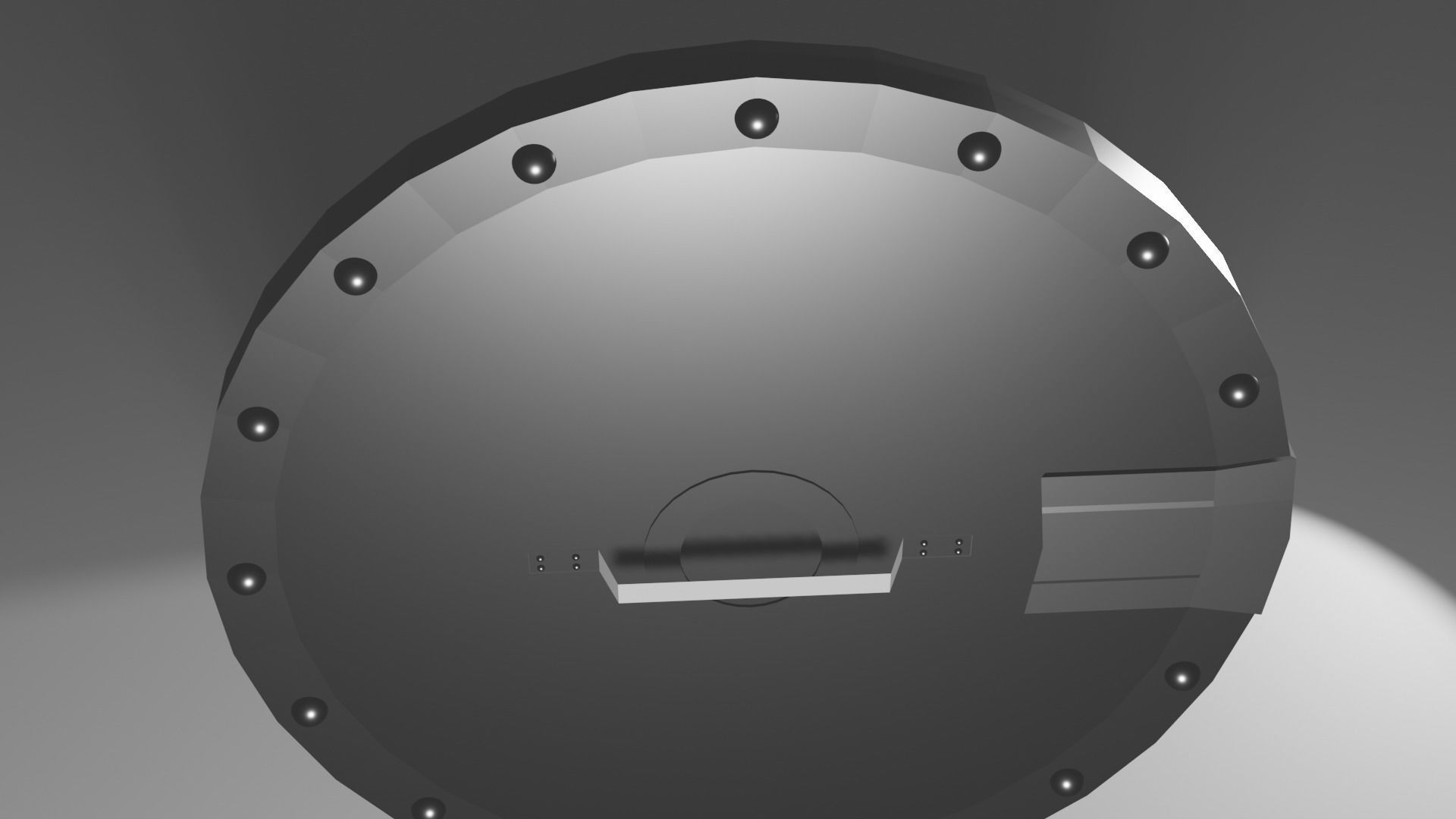 Hiccup Shield Low-poly 3D model_4