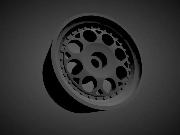 Stuttgart ST6 rims with brakes and tires for Hot Wheels 3D print model_0