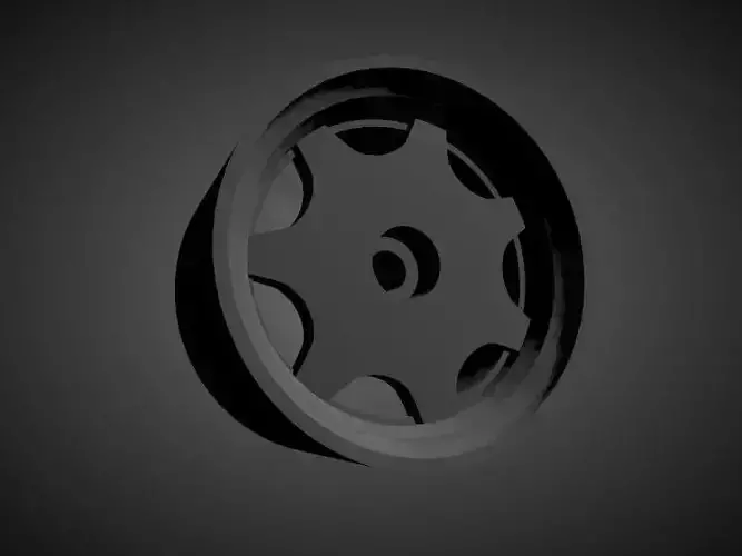 Porsche OEM rims with brakes and tires for Hot Wheels