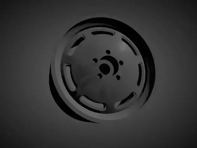 Porsche 928 OEM rims with brakes and tires for Hot Wheels